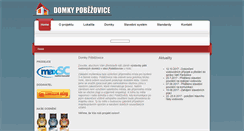 Desktop Screenshot of domky-pobezovice.cz