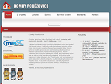 Tablet Screenshot of domky-pobezovice.cz